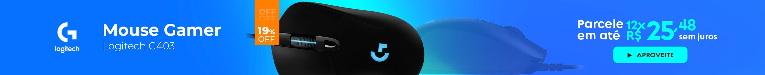 Veja mais: Mouse gamer Logitech 