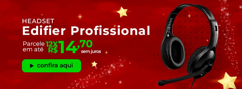 Veja mais: Headset Edifier Profissional