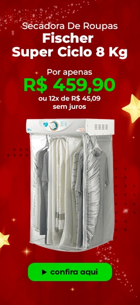 Veja mais: Secadora De Roupas Fischer