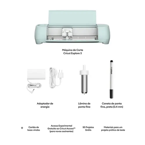 Máquina de Corte Cricut Explore 3 Original Bivolt