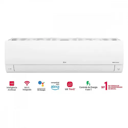 Unidade externa LG DUAL Inverter Voice +AI 12.000 BTU Frio 220V - S3-Q12JA31K