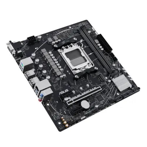 Placa Mãe Asus Prime Para AMD AM5 A620M-E 2xDDR5 mATX - 90MB1F50-M0EAY0