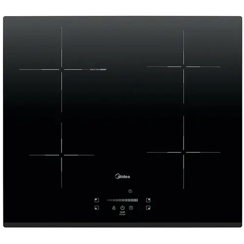 Cooktop 4 Bocas Midea Indução Touch Vitrocerâmica Preto 220V - CYC40P2