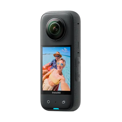 Kit Câmera de Ação Insta360 X3 Adventure Bateria Extra, Capa de Lente, Bastão de Selfie, Cartão 64GB
