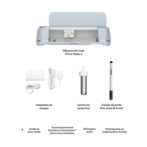 Máquina de Corte e Vinco Cricut Maker 3 Original Bivolt