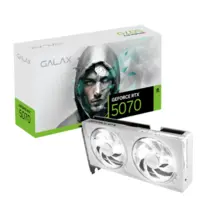 Placa de Vídeo Galax GeForce RTX 5070 1-Click OC White 12GB GDDR7 192 bits - 57NON7MDBSWH