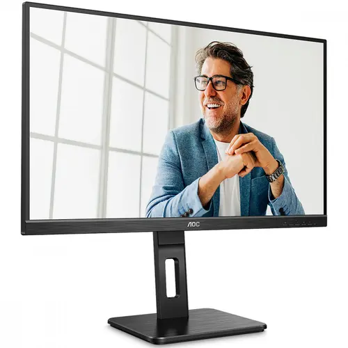Monitor AOC 27'' 4K UHD 60Hz Base Ajustável DP Hub HDMI IPS - U27P2