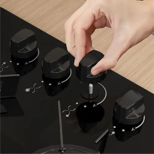 Cooktop 4 Bocas Itatiaia Electra Plus Vidro Temperado Gás 4Q Preto Bivolt - 3700000480