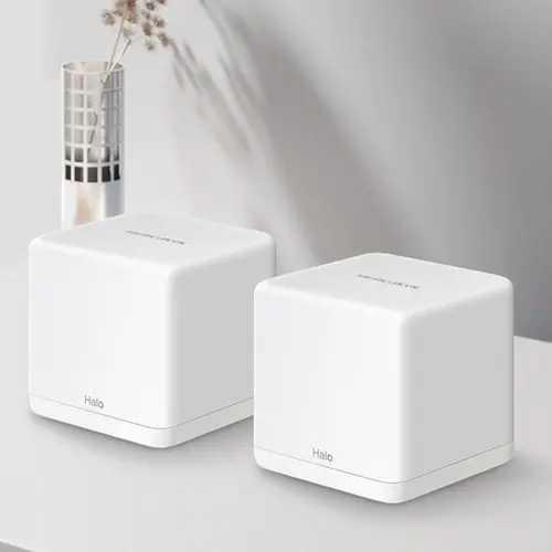 Kit Roteador Mercusys Halo H60X(2-Pack) Mesh Wi-Fi 6 Casa Completa Dual-Band AX1500
