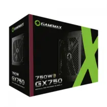 Fonte Gamemax GX750 750W 80 Plus Gold Modular PFC Ativo Com Cabo Preto - GX750MBKV1S7710BR