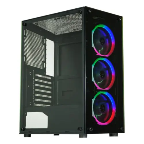 Gabinete Gamer CG-30C5 Painel Vidro com 3 Fan AAFA coloridos CG30C5RH0010B0X