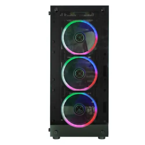 Gabinete Gamer CG-30C5 Painel Vidro com 3 Fan AAFA coloridos CG30C5RH0010B0X