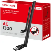 Adaptador Mercusys MA30H(US) AC1300 High Gain Wireless USB Dual Band