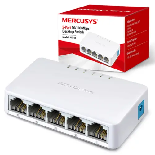 Switch de Mesa TP-Link MS105(EU) 5 Portas 10/100Mbps