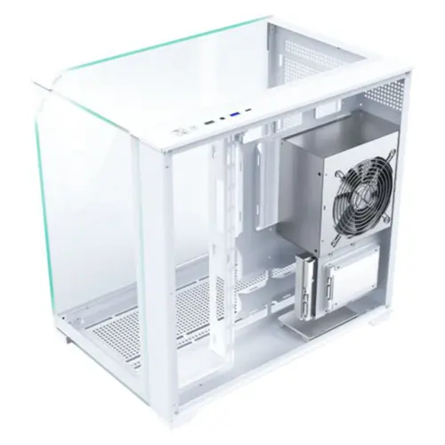 Gabinete Gamer Aquario CG-W1FD Mega Shark Branco Micro ATX s/ fan p/cooler 360 CGW1FDRH002CB0X