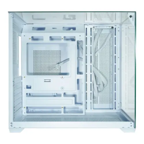 Gabinete Gamer Aquario CG-W1FD Mega Shark Branco Micro ATX s/ fan p/cooler 360 CGW1FDRH002CB0X