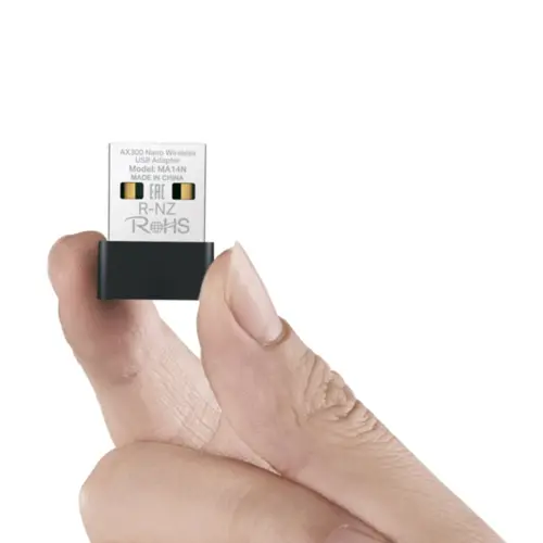 Adaptador Mercusys MA14N(EU) Nano AX300 Wireless USB