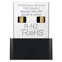 Adaptador Mercusys MA14N(EU) Nano AX300 Wireless USB