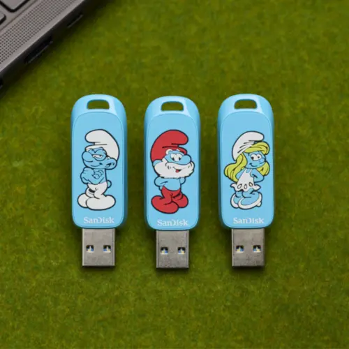 Pendrive Sandisk 256GB Smurf Edition (Smurfette) - SDCZIS-256G-G46