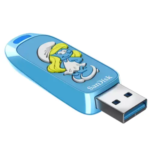Pendrive Sandisk 256GB Smurf Edition (Smurfette) - SDCZIS-256G-G46