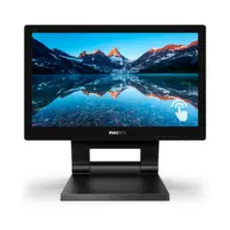 Monitor Philips 15,6'' HD TN Touch IP65 HDMI DP Preto - 162B9T