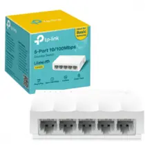 Switch de Mesa TP-Link LS1005 5 portas 10/100Mbps Branco