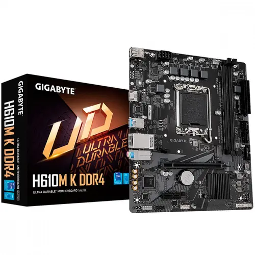 Placa Mãe Gigabyte para Intel H610M K 2xDDR4 mATX LGA 1700