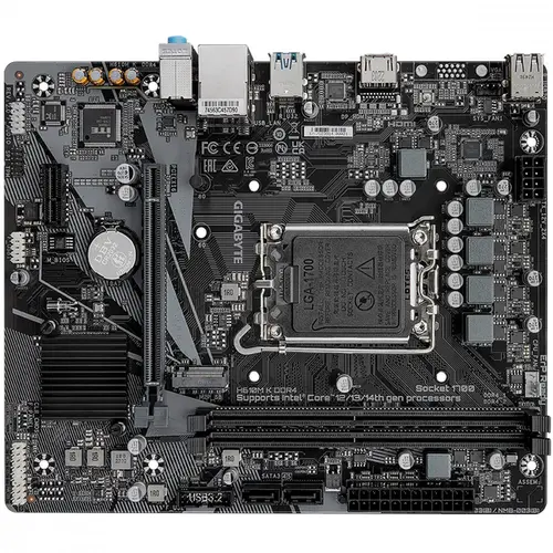 Placa Mãe Gigabyte para Intel H610M K 2xDDR4 mATX LGA 1700
