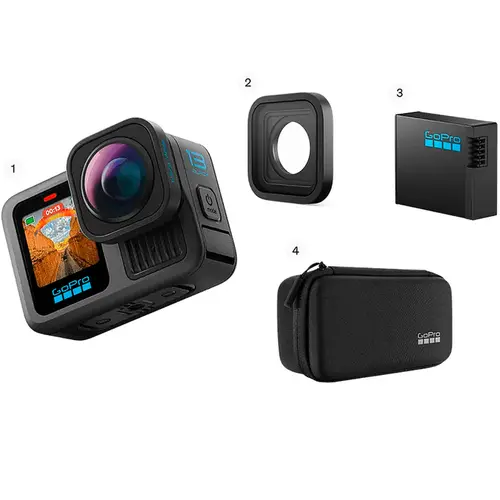 Câmera GoPro HERO 13 5,3K HLG HDR IPX7 Ultra Wide Edition Preto - CHDRB-133-RW