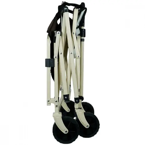 Carrinho Dobrável Transport Nautika Aço 60kg Com Bolsos Bege - 303202
