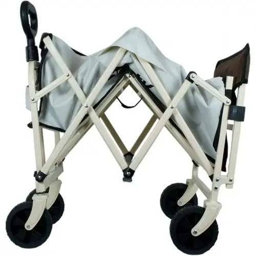 Carrinho Dobrável Transport Nautika Aço 60kg Com Bolsos Bege - 303202