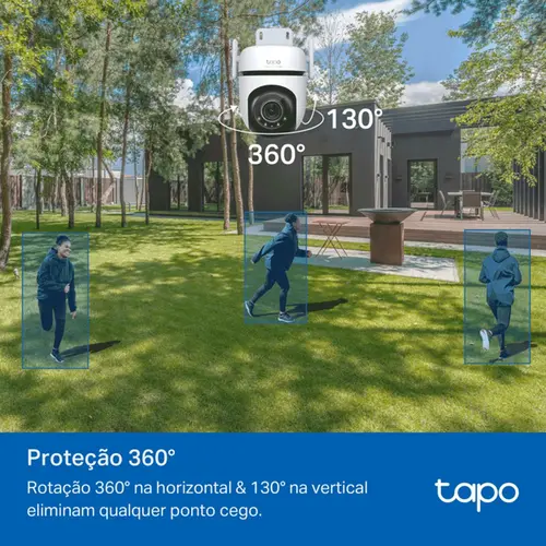 Câmera de segurança TP-Link TAPO C520WS Wi-Fi Pan/Tilt para Ambientes Externos