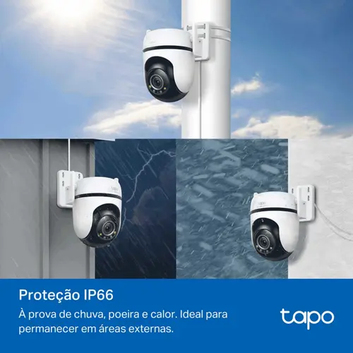 Câmera de segurança TP-Link TAPO C520WS Wi-Fi Pan/Tilt para Ambientes Externos