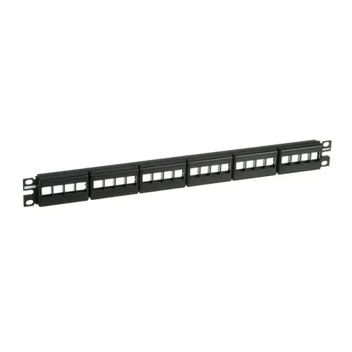 Patch Panel Panduit Cat5e/Cat6/Cat6A 24 portas descarregado - NKFP24Y