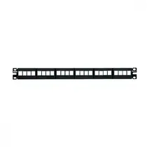 Patch Panel Panduit Cat5e/Cat6/Cat6A 24 portas descarregado - NKFP24Y