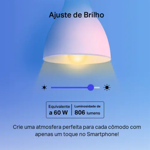 Lâmpada Inteligente Wi-Fi Multicolorida Tapo L530E(BR)
