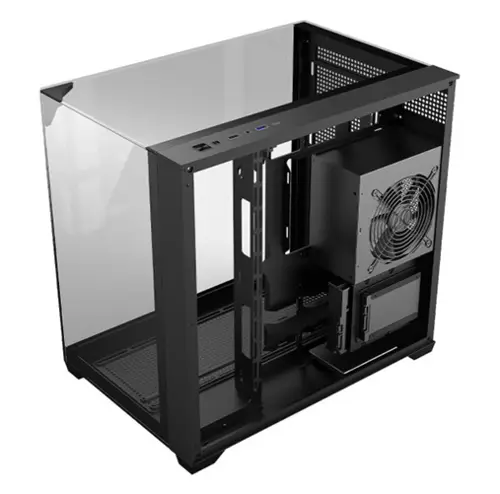 Gabinete Gamer Aquario CG-01FD Mega Shark Preto Micro ATX Sem Fan - CG01FDRH001CB0X