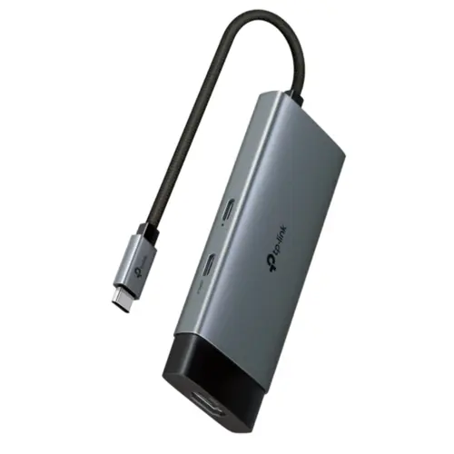 Hub USB TP-Link UH5020C 5 em 1 Tipo-C 3.0 4K Alumínio