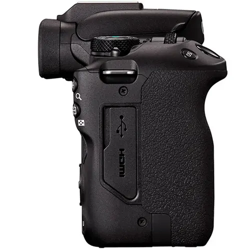 Câmera Digital Canon EOS R50 Mirrorless Kit Lente RF-S 18-45mm 4K BK BRZ STM