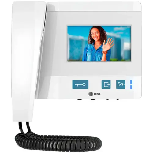 Vídeo porteiro Eletrônico HDL Tela 4,3'' Bivolt Branco - 90.02.11.000