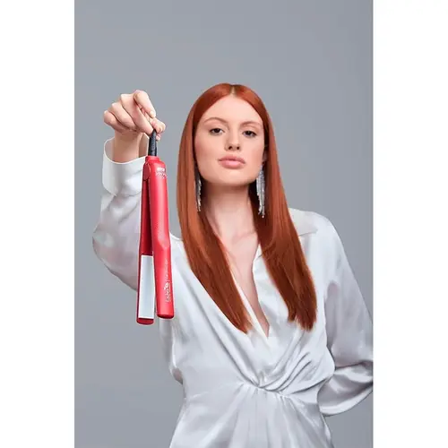Prancha de Cabelo Ga.ma Italy Lichia Ceramic Íon 37W Bivolt Vermelho
