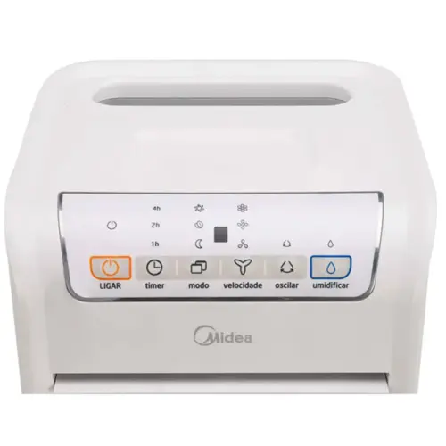 Climatizador de Ar Midea Umidifica e Purifica 4,5L 60W 220V Branco/Cinza - AKAF2