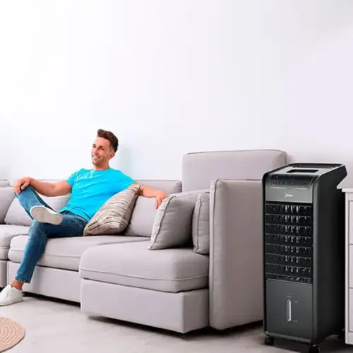 Climatizador de Ar Midea Umidifica e Purifica 4,5L 60W 127V Preto - AKAP1