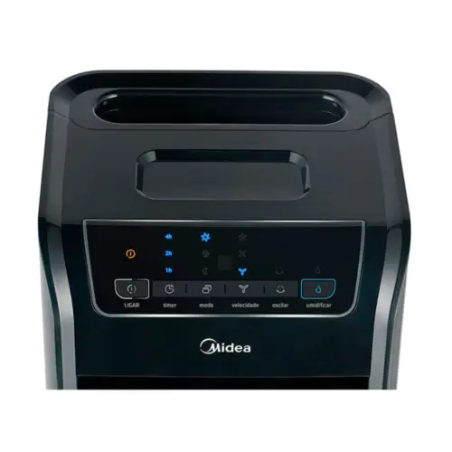 Climatizador de Ar Midea Umidifica e Purifica 4,5L 60W 127V Preto - AKAP1