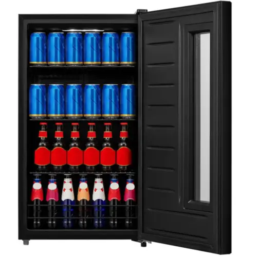Cervejeira Midea 82L Frost Free Vidro Duplo Painel Touch 220V Preto - MDRX150FGGDX02
