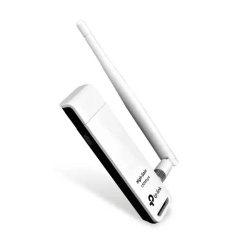 Adaptador TP-Link TL-WN722N Wireless USB de Alto Ganho 150Mbps