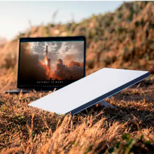 Antena Starlink Via Satélite Kit Mini Portátil IP67 Dual Band Wifi 5 Branco - 0SSTARLINKBCOB