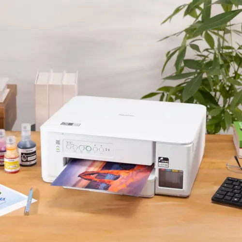 Multifuncional Jato de Tinta Brother USB Wi-fi Bivolt Branca - DCP-T436W