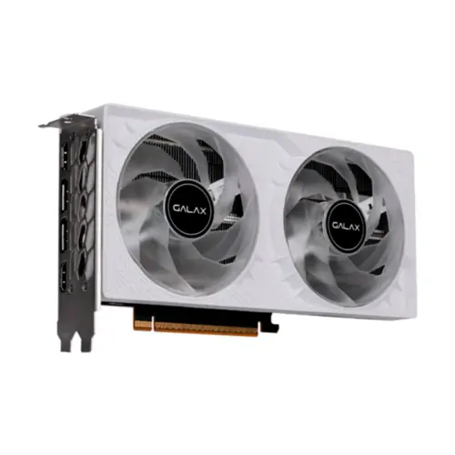 Placa de Video Galax GeForce RTX 5050 1-CLICK OC White 8GB GDDR6 128bit - 55NSL8MHCZBS