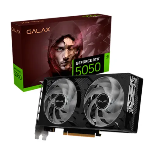 Placa de Video Galax GeForce RTX 5050 1-CLICK OC 8GB GDDR6 128bit - 55NSL8MHDCHD